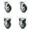 Service Caster Cambro Dish Caddies Swivel Caster with 2 Rigid Replacement Set - SCC CAM-SCC-20S514-TPRB-TLB-2-R-2 - alternate 1